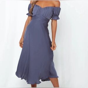 Nwt Hello Molly Blue Sky Child Midi Dress size S